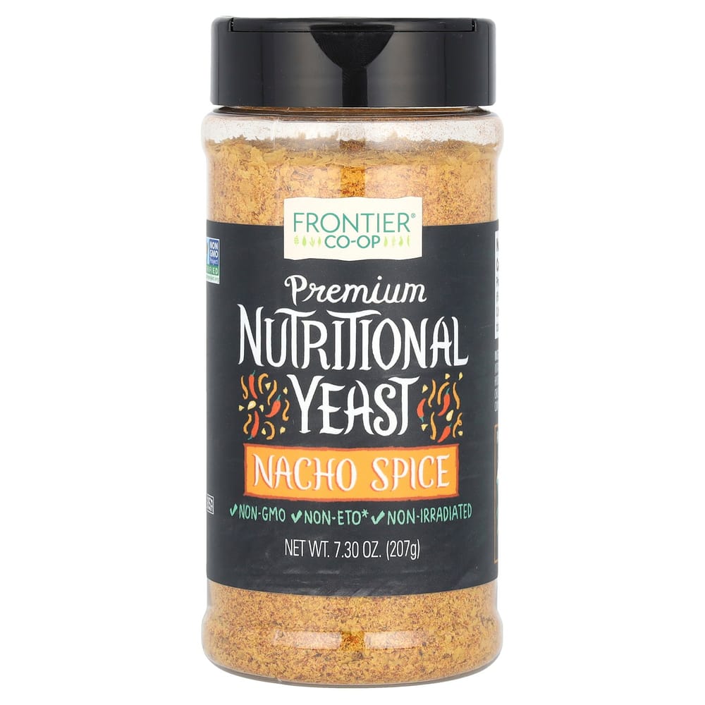 Frontier Natural Products Premium Nutritional Yeast Nacho Spice 207g (7.3oz) 207g - 1 ea