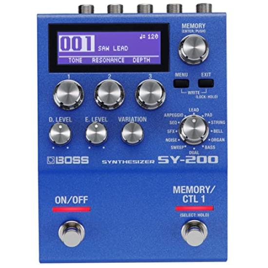 

BOSS Synthesizer Guitar Synthesizer Guitar Effector SY-200 синій
