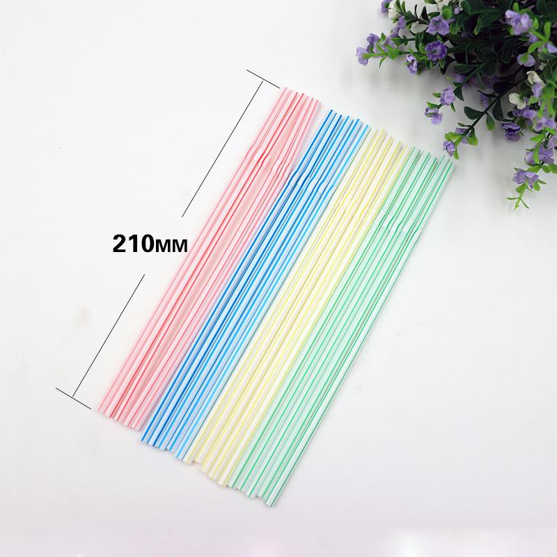 

Colorful Drinking Kunststof Straw Milk Tea Bar Party Rietjes Drinking Wedding Kitchen Beverage Straws Wholesale 100pcs