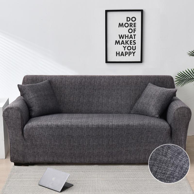 Stretch Sofa Covers for Living Room Anti Slip Sofa Slipcover with Elastic Bottom Pets Friendly Couch Cover Furniture Protector