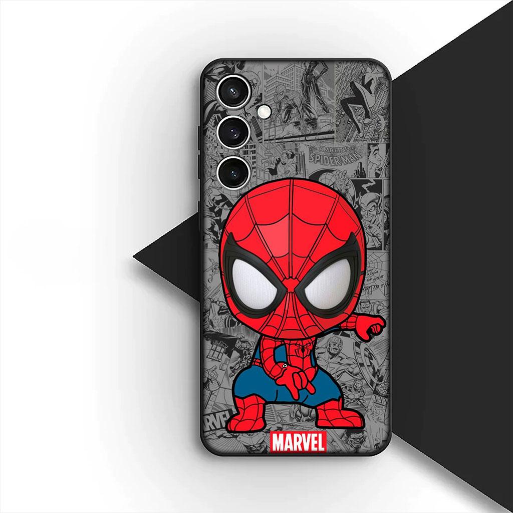 Phone Cover for Motorola Moto G86 G57 E14 E15 G14 G34 G35 G84 G24 A54 G15 Power E22 Casing Soft Case Spider Man Marve Spiderman