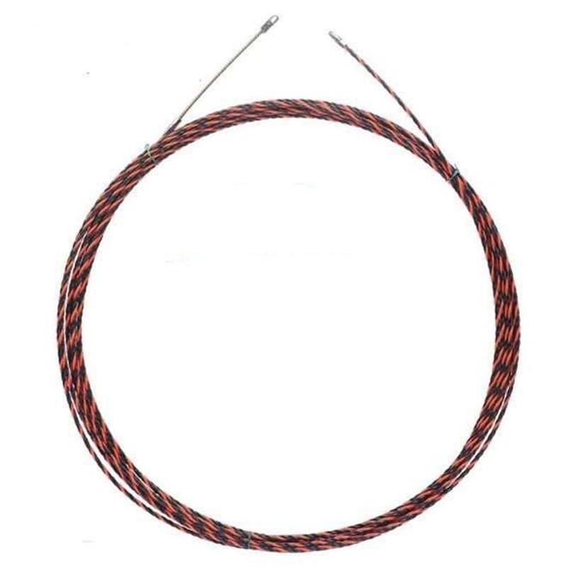 Blue Steel Wire Pulling Tool with Wheels - Electrician's Conduit Leader and Puller