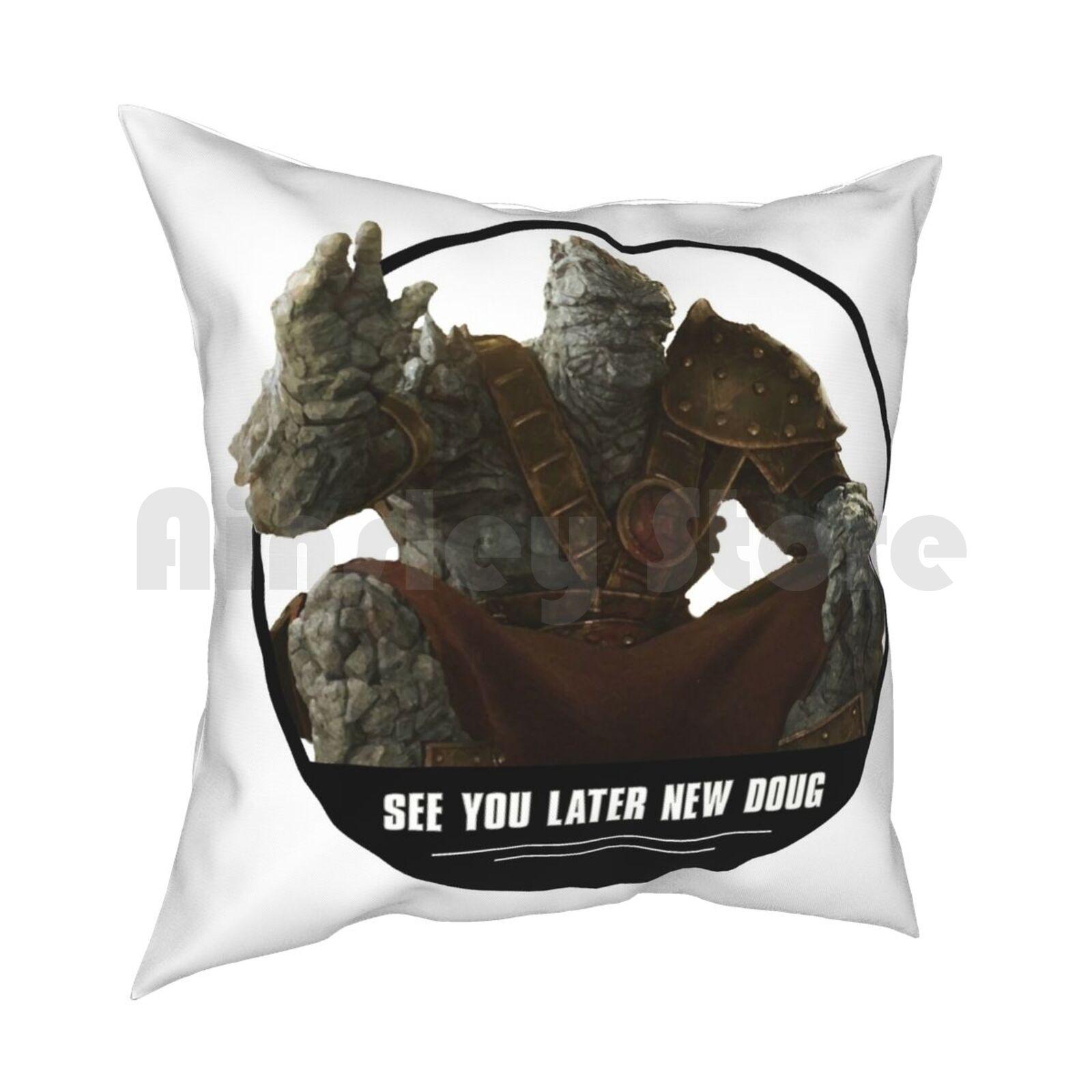 Korg Knows Pillow Case Printed Home Soft DIY Pillow Cover Ragnarok Korg New Doug Movies Movie Quotes Comics 30x30cm 12x12in