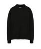 IL CORSO Cashmere Mock Neck Knit Black Iesw5F502Bk