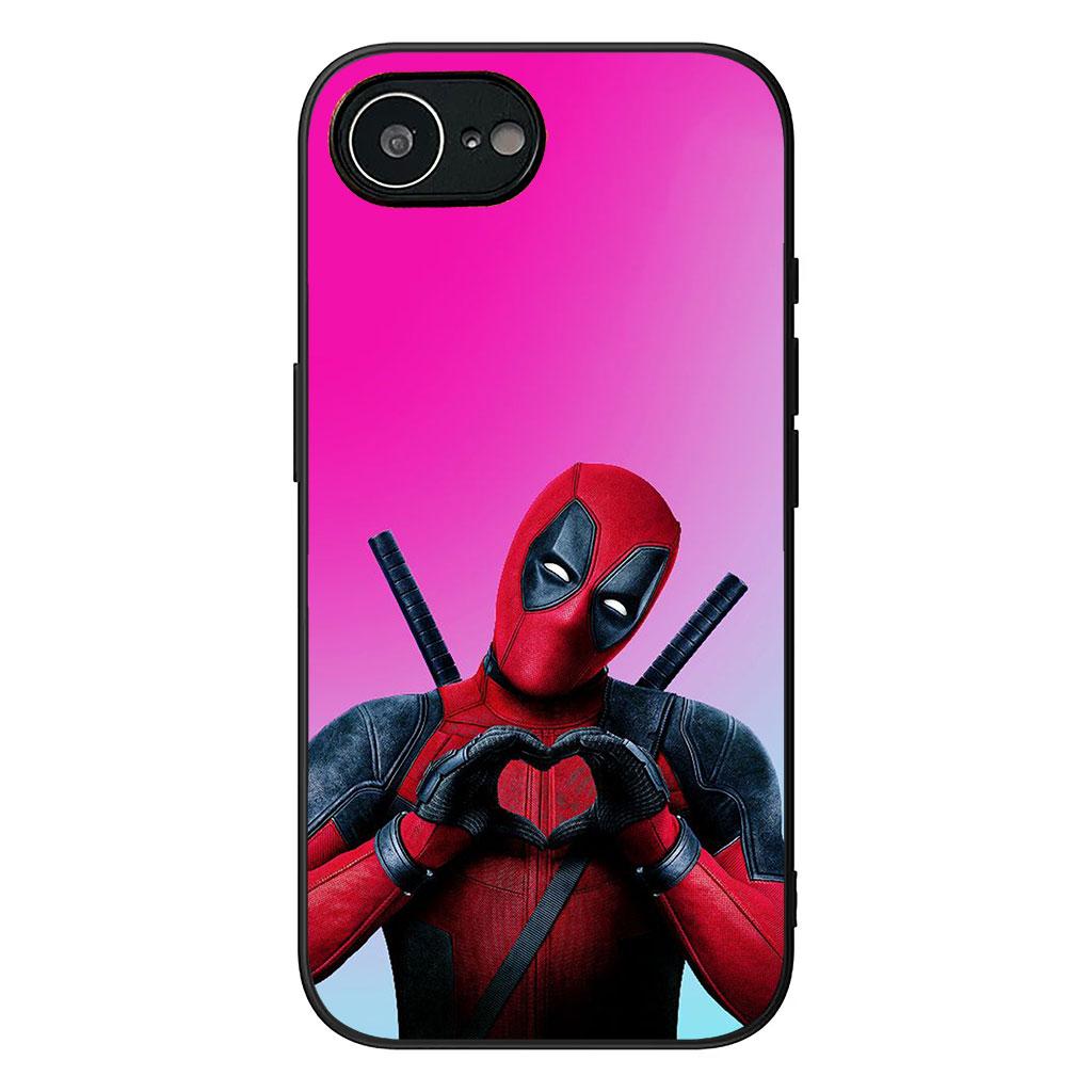 Marvel Deadpool Superhero Case for Samsung Galaxy A25 A37 A57 A12 A14 A31 A41 A50 A51 A70 A71 A72 A21S A04 M15 Note 20 9 8 10