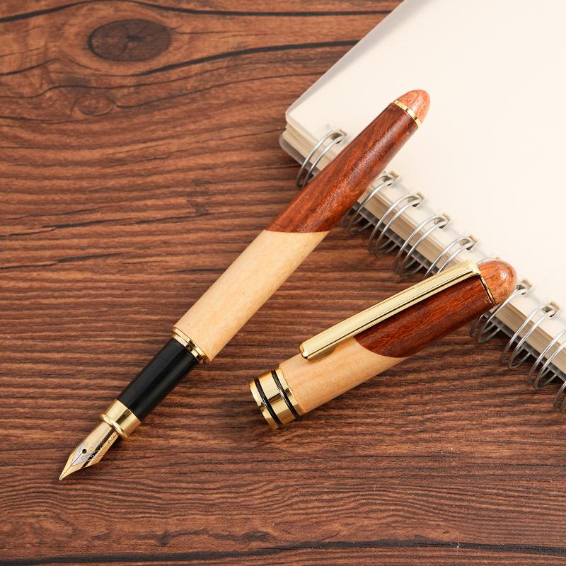 Bambus Stift Kugelschreiber Holzstift Business Büro Buche Student Abschlussgeschenk Ahorn Unterschriftenstift