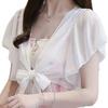 New Women's Short Chiffon Shawl, Versatile Summer Cardigan, Lightweight Outerwear