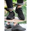 Mens Springtime Fall Outside Athletic Shoes With Rotating Buckle Convenient Plush Comfort Anti Slip Trekking Shoes Large Size 39-48
