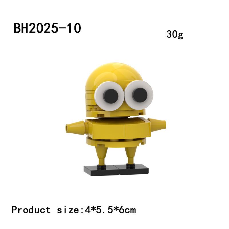 Repo Bausteine Spielzeug REPO Blocks Set Horror Kopf Mann Ente Unbekannter Dünner Mann Fliege Konstruktionsblock Figuren für Jungen Geschenke