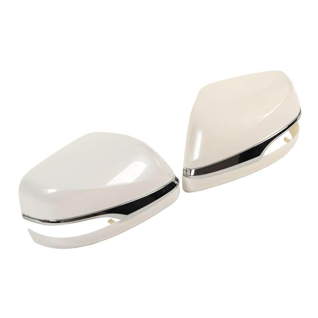 1 Pair Car Side Rear View Mirror Cover Lightweight Easy Clean Rounded Edges Shockproof Fit For LX570 2016‑2018
