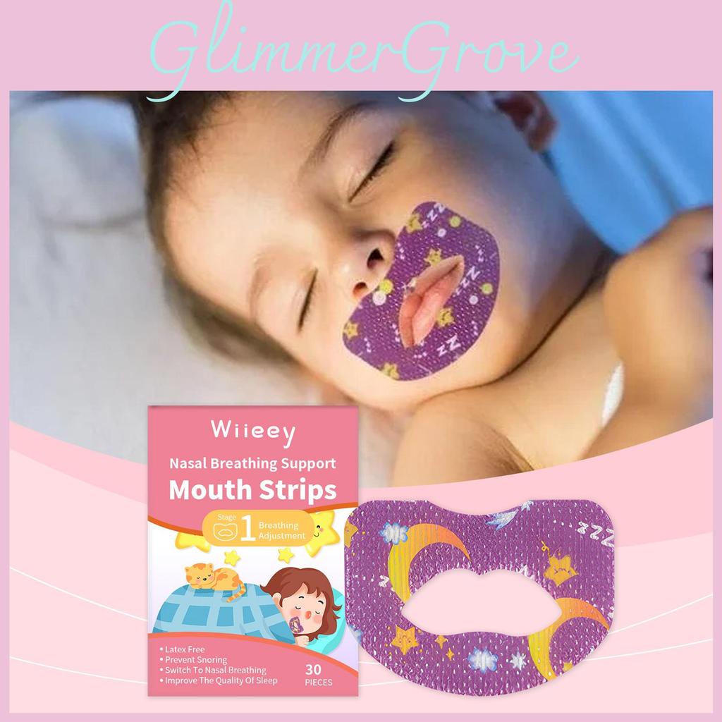 Wiieey Children Sleep Patches Comfortable Mouth Closure Patches For Snoring Prevention