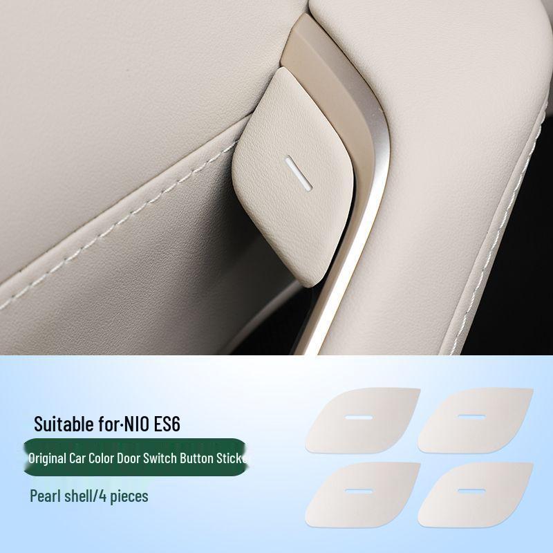 23-26 Nio ES6/EC6 Door Switch Leather Protective Stickers for Interior Modification