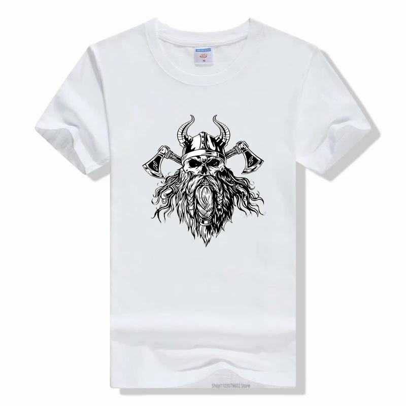 Summer T-shirt Sports T-shirt Vikings T-shirt Plus Fashion Breathable cotton t Shirt funny Short Sleeve t shirt