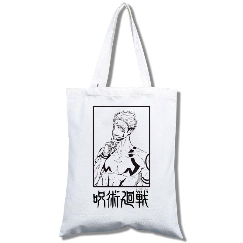 Jujutsu Kaisen Tote Bag Fashion Shopping Bag Portable Women'S Shoulder Bag