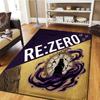 Re Zero Pattern Carpet for Living Room Play Floor Carpet Beds Birthday Gifts Gifts HE224