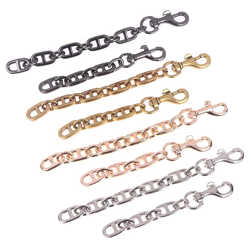 Cadena de Extensión para Bolso de Aleación Cadena Metálica con Gancho Redondo Transformación de Bolso de Axila Hombro Bolsos Cruzados Cadena de Extensión