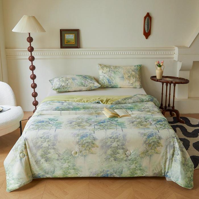 Letní deka Cool Ice Silk typu A: Lze prát v pračce, lehký, komfortní klimatizace"