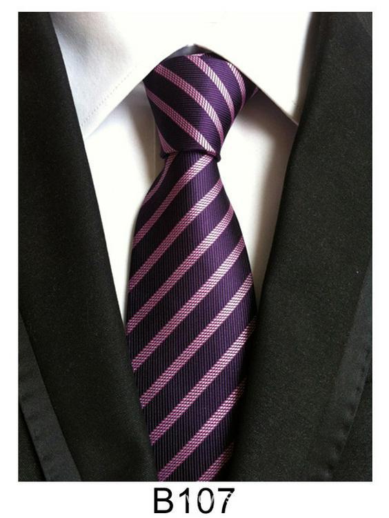 Cravate homme en soie et polyester faite main – Décontractée, formelle ou professionnelle