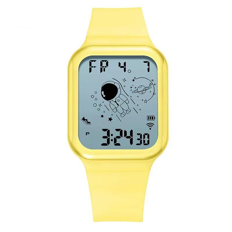 Moment Beauty Men's and Women's Outdoor Sports Electronic Watch Multifunctional Waterproof Astronaut Student Watch Watch