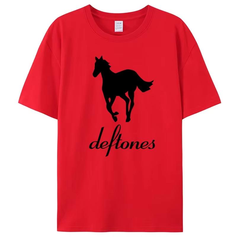 2025 Deftones Merch Chino Moreno Diamond Men's T-shirt Short Sleeve Tees Men's Loose T-shirt Men's Tops New Brand Men's Clothes