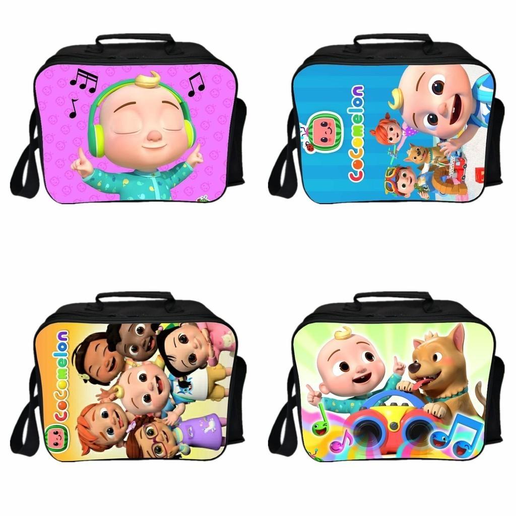 Cute Cocomelon Kids Lunch Bag Perfect For School And Outdoor Picnic Days
