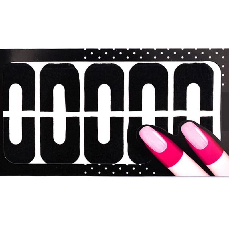 10 Stück/Bogen Nagellack-Lackschutz Aufkleber Halter Werkzeug Kreative U-Form Auslaufsicher Langlebig Maniküre Werkzeug Fingerabdeckung