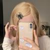 Spinnen Haarspange Strass Haarnadel Punk Halloween Duttbüschel Haarspange