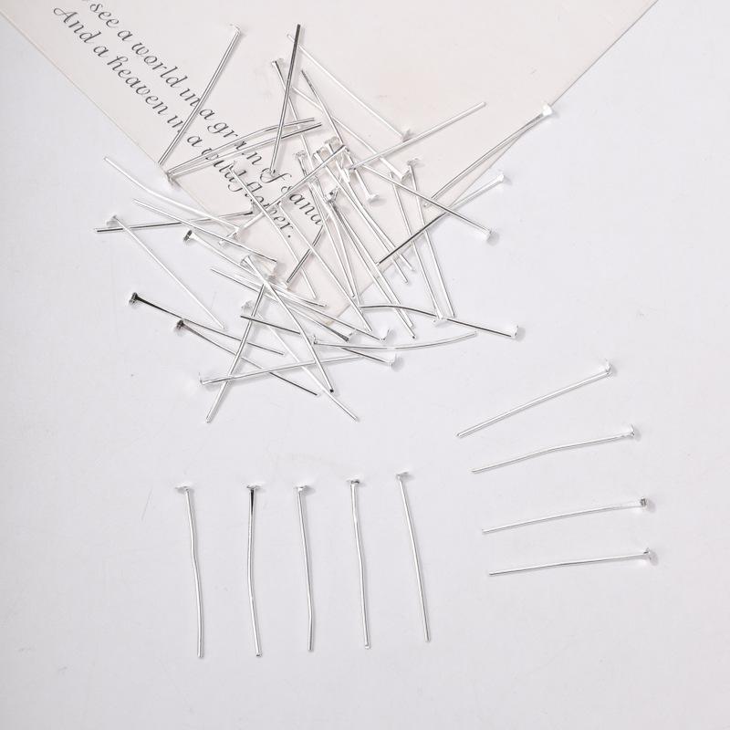 Devítiznaková jehla: Mědí pokovené, barvu zachovávající DIY doplňky pro náušnice, vlásenky a náramky.