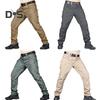 Men Tactical Training Pants Cotton Linen Blend Multiple Pocket Urban Commuter Cargo Trousers Slim Fit Joggers for Work Exercise Outdoor Fishing