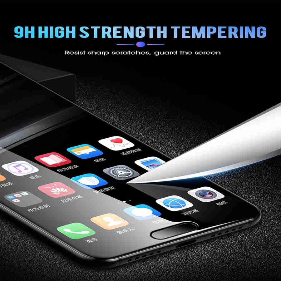 Buy 8D Full Cover Protective Screen Protector Tempered Glass For iPhone ...