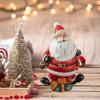 Festive Resin Santa Statue - Mini Christmas Figurines for Home Decor and Gift Giving
