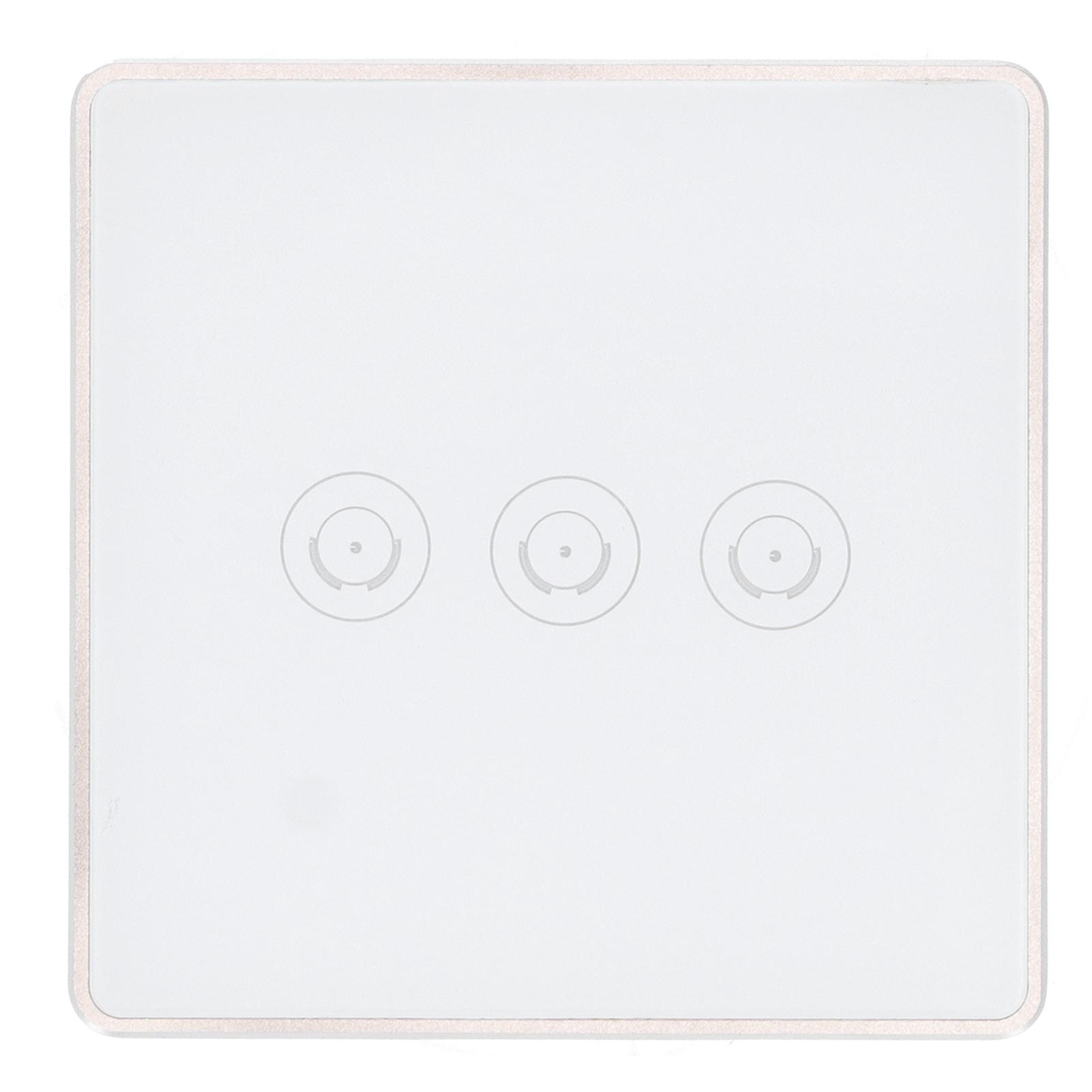 

Smart Touch Switch White Intelligent Wifi Wireless Remote Controller 100‑240V AC