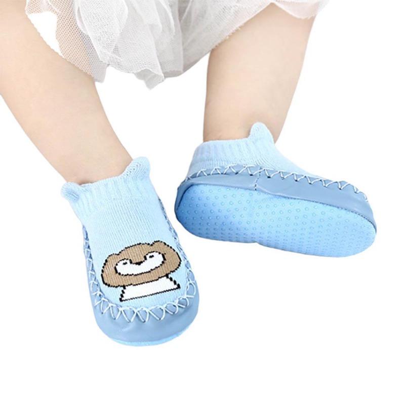 Creative Autumn Baby Cartoon Soft Breathable Cotton Floor Shoes Anti-Slip Toddler Socks Warm Socks