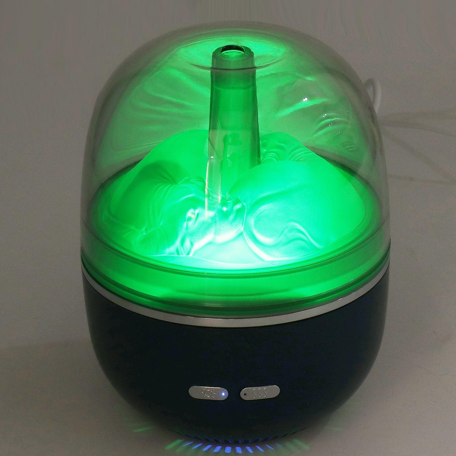 therapy Humidifier Ultrasonic Large Mist Volume Essential Oil Diffuser Humidifier with Colorful Light 260ml