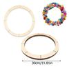 1PC Wood Wreath Boards Party Square Christmas Triangular Wedding Circle Home Decor Multiple Options Available