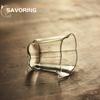 250ML Boutique Japanese Style Tea Pitcher Petal Shape Heat Resistant Glass Cup Tea Making Pot Tea Ceremony Kung Fu Green Tea