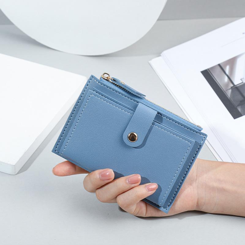 Short Women Wallets Slim Card Holder Female Purses Cute Simple Women's Wallet