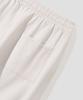 AGOD Single-Pleat Wide Elastic Waist Slacks [Cream]