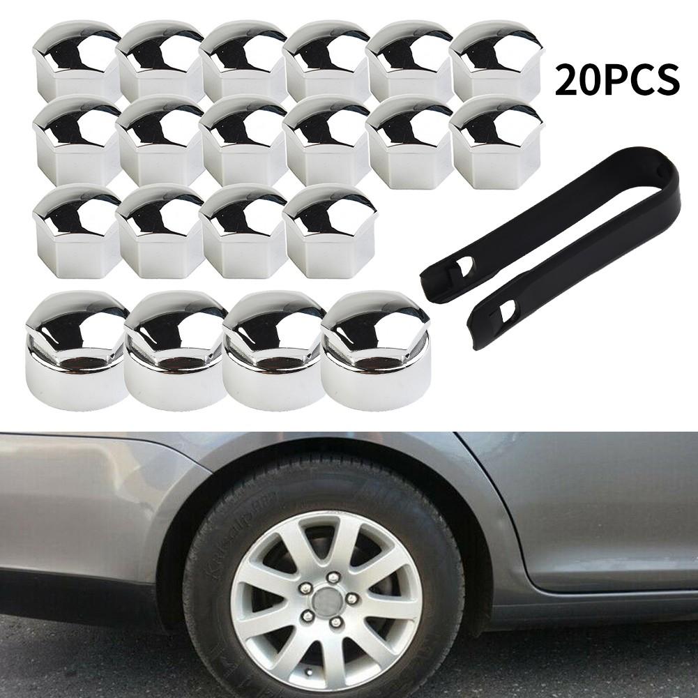 100% Brand New Nut Cap Wheel Bolts ABS Plastic Chrome