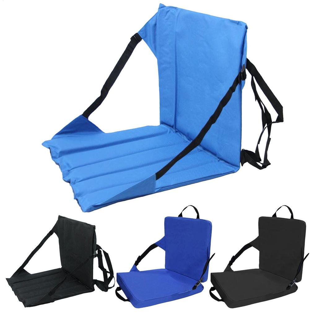 Stadium Seats with Back Support Bleacher Cushion with Back Support Portable Floor Sitting Cushion for Outdoor Boat Tailgating