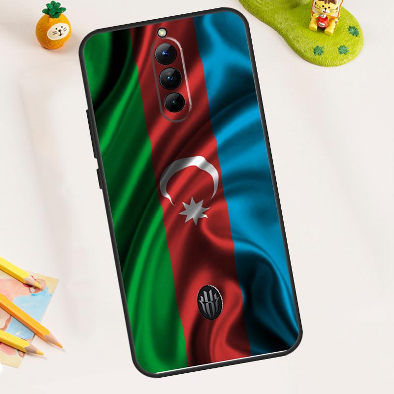 Azerbaijan Flag Case For ZTE Nubia RedMagic 11 Pro 10 9 8 9S 8S 10S Pro Plus 5G 5S 6S 7S 6 7 Pro 11 Air Cover