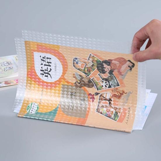 10Pcs Matte Clear Adhesive School Textbook Protective Case Book Jacket Cover