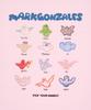 Mark Gonzales Angel Characters Short Sleeve T-Shirt - Pink