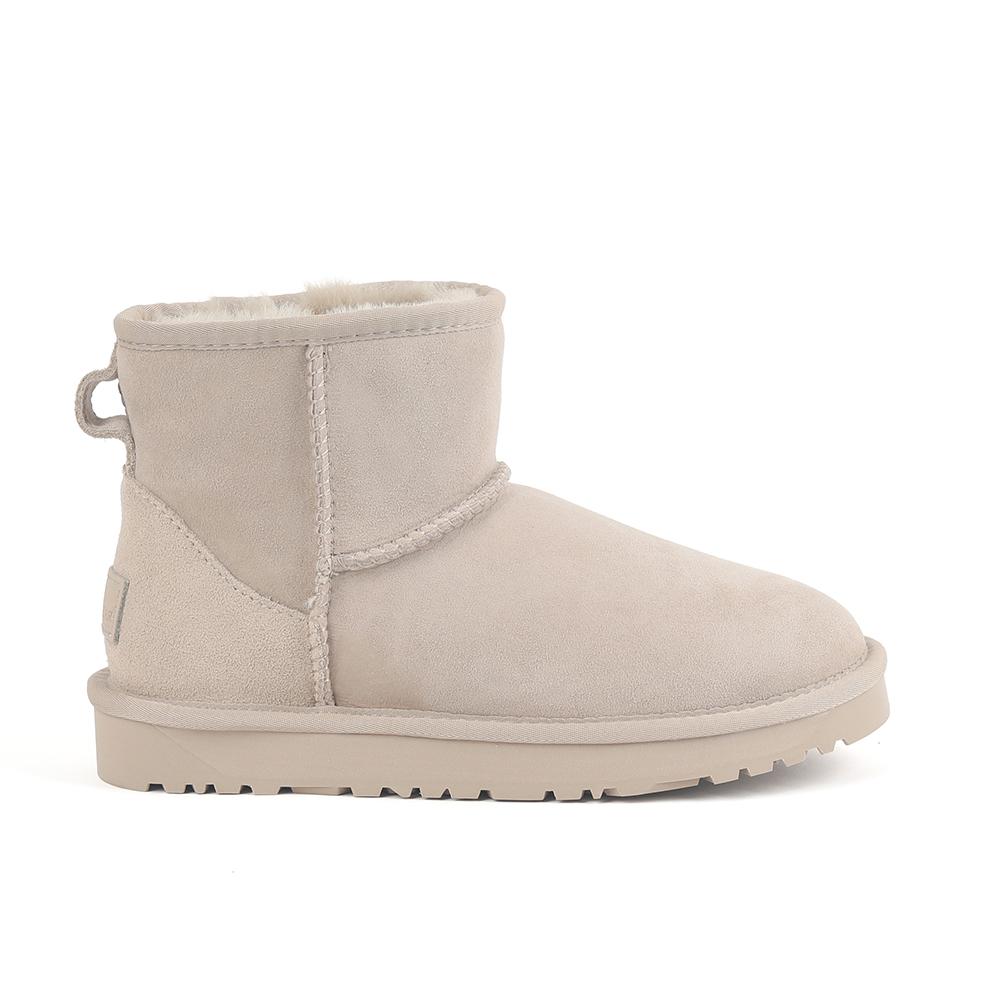 Oz Ugg Wear Adult Classic Mini Boots Beige