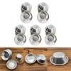 Set di 50 Stampini Piccoli per Torte in Alluminio, Stampini Antiaderenti per Cupcake, Stampini Metallici per Budini