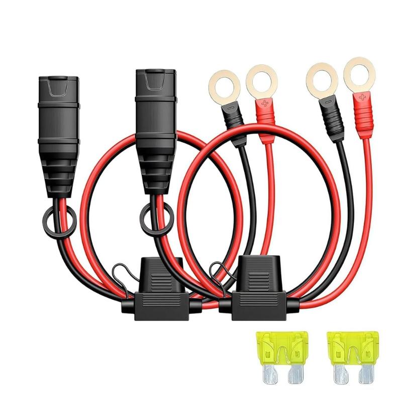 

Universal 6mm Terminal Adapter Kit Multifunction Automotive Charging Cable With Intelligent Current Regulation for GC008 1