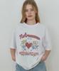 OURHOPE Angel Graphic T-Shirt - White