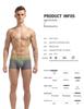 Men's Quick-Dry Ice Silk Mesh Boxer Briefs with U-Pouch
