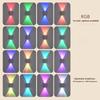 Smart Cat Eye Dual Head Motion Sensor Wall Light With Auto On/Off, 16 RGB Colors, 3M Range For Bedroom Hallway Stairs Magnetic Mount