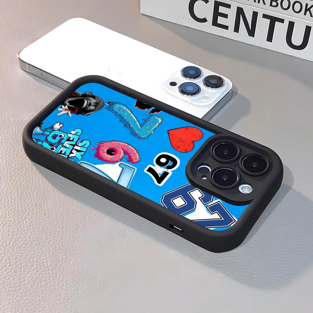 

67 Six Seven Phone Case For IPhone 17 Air 16 E 15 14 Plus 13 12 11 Pro Max Silicone Soft Case iPhone 13 Pro Max